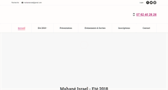 Desktop Screenshot of mahaneisrael.com