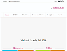 Tablet Screenshot of mahaneisrael.com